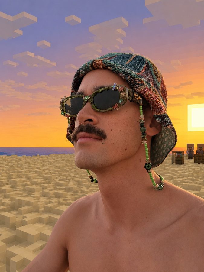 Vibing on da beach